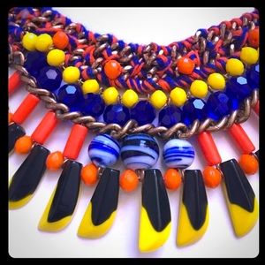 Zara Summer Bib Necklace